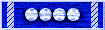 Dedicated SFFC Service Ribbon, 75 Years, made by Robert Snow, 2008