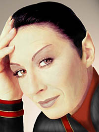 Headshot courtesy Anjelica Huston, manipulation by Katrina Andrews